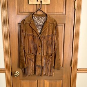 Vintage Leather Bangle Coat